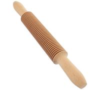 Lurrose Mattarello in Legno Multiuso per Pasta con Tagliapasta Rete per Spaghetti Alta Durezza e Resistenza per Cucina Casalinga e Preparazione di Dolci e Pane