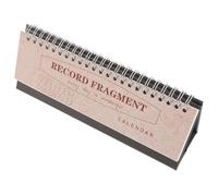 Lurrose Mini calendario da tavolo: piccolo calendario da tavolo 2026 con rilegatura a spirale - planner mensile in inglese per la pianificazione aziendale, scolastica e di ufficio