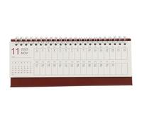 Lurrose Mini calendario da tavolo: piccolo calendario da tavolo 2026 con rilegatura a spirale - planner mensile in inglese per la pianificazione aziendale, scolastica e di ufficio