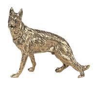 Lurrose Miniatura Wolf Vintage per Decorazioni Domestiche Gioielli e Feng Shui Scultura Collezionabile Idea