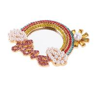 Lurrose Multi-functional Rhinestone Phone Case with Mirror Diy Decorative Mobile Accessory Elegant and Versatile Phone Cover Charm for All Models