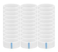 Lurrose Nastro per Extension Bianco 30 Pezzi da 4,3 Metri Non Tessuto per Modellare e Fissare, per Saloni di Make-up