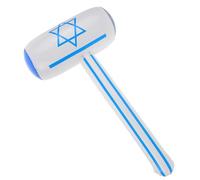 Lurrose oggetti di scena gonfiabili per feste accessori per feste giocattoli per ghirlanda Piscina Vacanza Natale piccola mazza da baseball gonfiabile di Hanukkah plastica