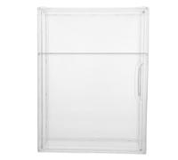 Lurrose Organizer 36x27x13 Livelli Acrilico in 3 e Biberon Trasparente Scomparti Impilabili Cm Accessori Allattamento, per Cucina e Area Nursing