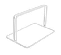 Lurrose Organizer Divisorio in Filo di Ferro Bianco per Congelatore e Frigorifero, Divisori Regolabili per Mensole, Accessori per Ottimizzazione Spazio Alimenti Domestici