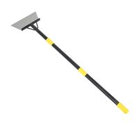 Lurrose Pala da Giardino Multifunzione in Acciaio Regolabile 127 CM Lama Affilata per Diserbo Raschietto per Bordi Prato e Pala da Neve per Pulizia Vialetti e Marciapiedi