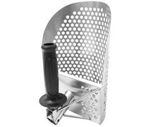 Lurrose Paletta Setaccio Sabbia in Acciaio Resistente con Manico Ergonomico in Abs per Metal Detecting Spiaggia Fiume e Subacqueo Strumento Versatile per Caccia al e Professionale