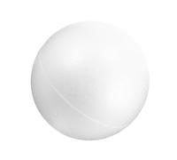 Lurrose Palla di Polistirolo Bianca 30 CM Sfera di Schiuma per Decorazioni Festive e Progetti Creativi in Casa