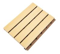 Lurrose Pannello Acustico in Legno Fori per Isolamento e Assorbimento del Suono, Design Creativo, per Stanze Piccole e Medie come Ktv, Dimensioni 133x179x15mm