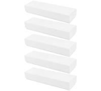 Lurrose Paper Pencil Box Student 5pezzi, Paper Pen Case Rettangolare | Festa Scuola Decor, Multi-functional Storage Box, Pencil Container Bianco in Carta