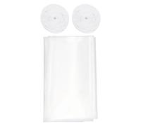 Lurrose Pellicola Isolante per Finestre 1,2x1,5 M Trasparente Antivento Kit Guarnizioni Adesive, Protezione Invernale per Infissi e Serramenti, Isolamento Termico Contro Freddo e Correnti