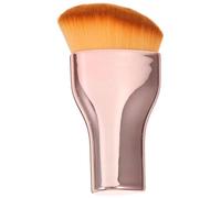 Lurrose Pennello per Fondotinta Portatile per Donne Setole in Nylon e Manico in Plastica, Leggero dal Design Elegante, per Uso Quotidiano e Viaggi