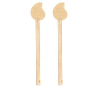 Lurrose Perno di Bloccaggio in Bronzo a Forma di Foglia 2 Pezzi, Chiavistelli Dritti per Armadi e Cassetti, Bulloni a Barilotto Vintage per Chiusura Mobili Classica