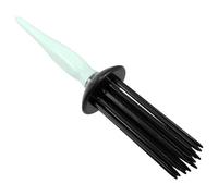 Lurrose Pettine per Ricci Portatile in Plastica Compatibile Asciugacapelli per Styling Chioma in Viaggio Pettine Arricciacapelli Verde Leggero e Pratico