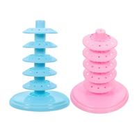 Lurrose Porta Lecca-lecca da Tavolo 2 Pezzi Multistrato in PP, Supporto per Cake Pops Regolabile per Utilizzo in Pasticceria e Feste