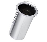 Lurrose Porta Spiedini in Acciaio 25 CM Contenitore in Metallo per Bastoncini da Barbecue e Hot Pot Secchio Pratico per Spiedini da Esterno e Feste all'Aperto