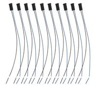 Lurrose Portalampada G4 a Bassa Tensione in Plastica Testina Lampada, Base per Lampadina Miniatura da 20 Cm, Set 10 Pezzi per Riparazioni e Installazioni di Illuminazione Domestica