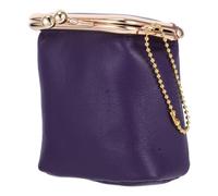 Lurrose Portarossetto Portatile a Forma di Secchio in Pelle Pu con Specchio Integrato, Organizer Cosmetici Multifunzionale per Viaggio e Ufficio, Mini Borsa Cosmetici per Donne