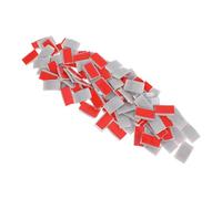 Lurrose Posizionatori per Porta Scorrevole 100 Pezzi in Plastica, Fermaporta Adesivo Superiore per Armadi e Cabine Armadio, Accessori per Binari di Ante Scorrevoli
