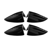 Lurrose Protezione Laterale per Occhiali di Sicurezza Nera Piccola, Accessori Protettivi Trasparenti per Occhiali da Sole e Vista, Set 4 Pezzi per Uso Lavorativo e Industriale