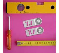 Lurrose Puleggia con Cuscinetto in Acciaio Inox 4 Pezzi Rullo per Porta Scorrevole con Asse da 23 MM Ruota di Guida Doppio Canale Silenziosa Sospensione per Porte Armadio e Finestre