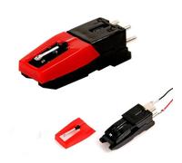 Lurrose Puntina per Giradischi Testina in Plastico Conica, Accessorio per Giradischi Moderno Riproduzione di Voce e Musica, Ricambio di Backup