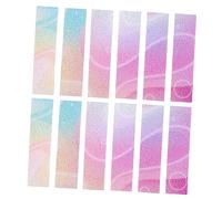 Lurrose Pz Striscia di decompressione decorazione adesiva strisce per calmare adesivi colorati adesivi quaderni strisce sensoriali per bambini da scrivania adesivi per l'ansia