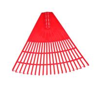 Lurrose Rastrello da Giardino in Plastica Resistente Denti per Foglie e Erbacce Rake per Prato Pesante con Ampia Area di Lavoro Utile per Pulizia Veloce e Manutenzione Giardino