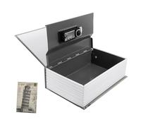 Lurrose Scatola Portagioie Con Combinazione A Libro Simulazione Di Cassaforte Elegante Lucchetto Nascosto Contenitore Per Denaro Arredamento Per La Casa