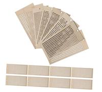 Lurrose Segnalibri in Legno Fai Da Te 16 Pezzi Vuoti Per Ricamo a Punto Croce Kit Creativo Leggeri e Compatti Per Studenti e Appassionati Di Artigianato