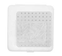 Lurrose Set 1 Pezzo di Chiodi Refrattari per Ceramica con Supporto Stabile e Design Multi-Foro in Plastico Bianco, per Cottura Argilla in Laboratorio Professionale