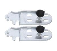 Lurrose Set 2 Pezzi Cerniere Inferiori Frigorifero in Acciaio Inox, Perni Porta Silenziosi e Resistenti, Kit Sostituzione Cerniera Congelatore Montaggio Facile, Ricambi per Riparazione