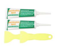 Lurrose Set 2 Pezzi Pasta Riparazione Pareti Bianca Spatola, Facile e Veloce da Usare per Piccole Riparazioni Sia Interne che Esterne