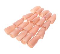 Lurrose Set 20 Finti Copridita Pollice in Vinile Flessibile, Dita Finte per Trucchi da Mago, Accessorio per Spettacoli Teatrali e Intrattenimento a Casa, Feste e Palcoscenico