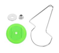 Lurrose Set 4 Pezzi Ricambi Decespugliatore a Batteria con Dado, Rondella, Coperchio e Base, Compatibile con Piccoli Tagliabordi per Giardinaggio Sicuro e Montaggio Semplice