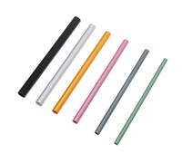 Lurrose Set da 12 Tubi in Metallo per Modellare le Unghie, Aste Curve per Nail Art Professionale e Uso Domestico, Strumenti per Manicure e Modellatura Gel Adatti a Saloni e Hobby