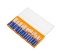 Lurrose Set Da 13 Pezzi Set di teste di macinazione lucidatore di rocce punte per trapano per unghie punta per lucidare le unghie kit lucidatura metalli cono lucidante acciaio al carbonio