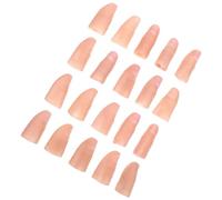 Lurrose Set da 20 Punte per Pollice in Vinile Flessibile, Maniche Multiuso per Dita Artificiali, Accessori per Trucchi Magici e Spettacoli, Adatti per Prestigiatori e Intrattenimento