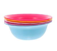 Lurrose Set da 6 Lavabo in Plastica Colorati per Pulizia Viso e Corpo, Bacinelle Multiuso per Casa e Salone Spa, Vaschetta per Pediluvi e Lavaggio Versatile Colore Casuale