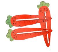Lurrose Set Di Righelli A Forma Di Carota Materiale Scolastico Per Ragazzi E Ragazze Piccolo Strumento Per Righelli