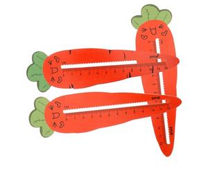 Lurrose Set Di Righelli A Forma Di Carota Materiale Scolastico Per Ragazzi E Ragazze Piccolo Strumento Per Righelli