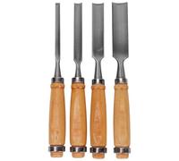 Lurrose Set di Scalpelli per Intaglio Legno Manico Robusto e Anello di Protezione, Kit da Lavorazioni di Falegnameria e Hobby Artigianali