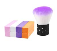 Lurrose Set Spazzolina per Unghie Professionale in Lega e Nailon Spugna Eva per Rimuovere Cuticole e Smalto Semipermanente, per Utilizzo Familiare e Salone