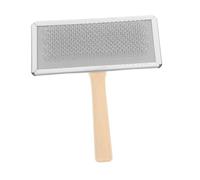 Lurrose Spazzola Cardatrice per Lana con Legno Doppio per Lavori e Toelettatura Animali Ago e Corpo per Progetti Fai da Te e Separazione Fibra Ottimale