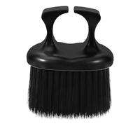 Lurrose Spazzola Facile da Pulire e Mantenere Nero per Pulizia Chioma e Barba in Plastico e Fibra per Uso Personale a Casa o Parrucchiere Professionista