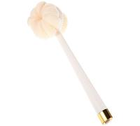 Lurrose Spazzola Per Schiena Con Manico Lungo Spazzola Per Doccia Doppio Lato Luffa e Setole Morbide Per Esfoliare Corpo Con Cordino Per Appendere Per Vasca Da Bagno e Doccia