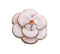 Lurrose Spilla da Donna in Lega a Forma di Fiore di Montagna, Accessorio Elegante per Abbigliamento, Spilla Decorativa Multiuso per Cerimonie, Feste e Uso Quotidiano, Colore Oro