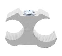 Lurrose Stabile per Tubi per Sedia a Rotelle in Lega di Alluminio Resistente Fissaggio Rapido, Accessorio per Bastone e Ausilio Mobilità, Pezzo Singolo per Uso e Fai da Te