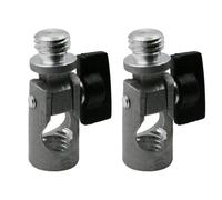 Lurrose Staffa per Treppiede in Lega di Alluminio 2 Pezzi Livella Rotante e Adattatore per Misuratore di Livello a Infrarossi Supporto Regolabile per Uso Professionale e Livellamento