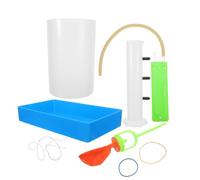 Lurrose Strumento Didattico di Fisica per Relazione tra Pressione dei Liquidi e Profondità, Apparecchio Sperimentale in Plastica per Laboratorio e Progetti Scientifici, per Scuole